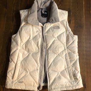 The North Face - White Puffer Vest